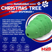 Christmas Tree Dog Toy Durable Rubber Chew Toy