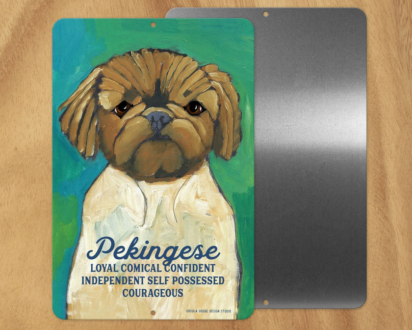 Pekingese -UD Metal Sign
