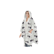 Shih Tzu Snugg Wraps with Hoodie – Ultra Soft Sherpa Fleece Wrap for Pet Lovers
