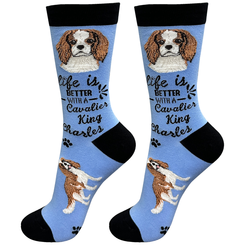 Cavalier King Charles Dog Socks Unisex