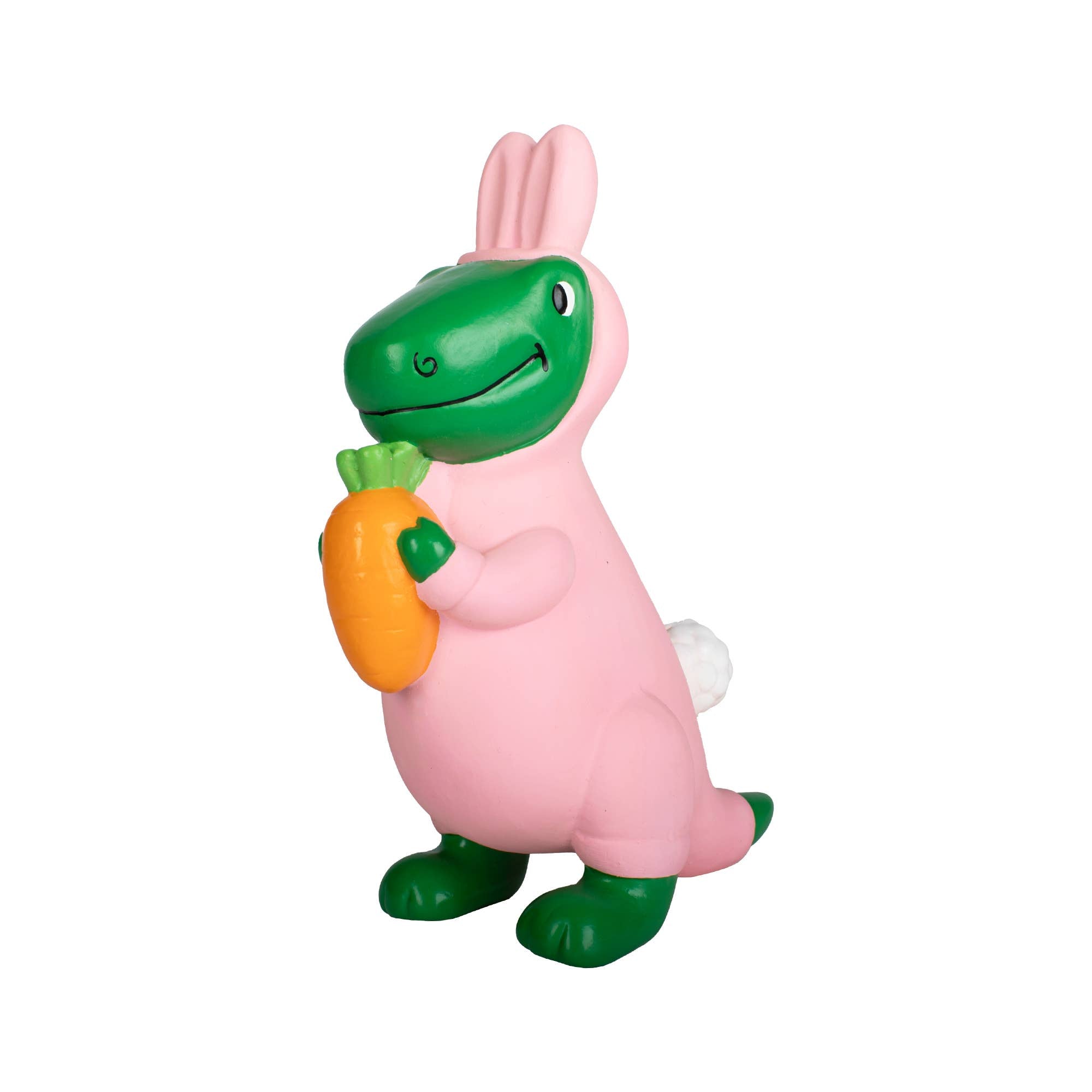 Dog Toy Bunny Dressed Dinosaur Have A Hoppy Easter Latex Toy