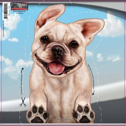 French Bulldog - Dogs On The Move Window Decal