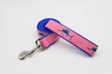 Pink Sailfish Side Release Buckle Clip Dog Collar