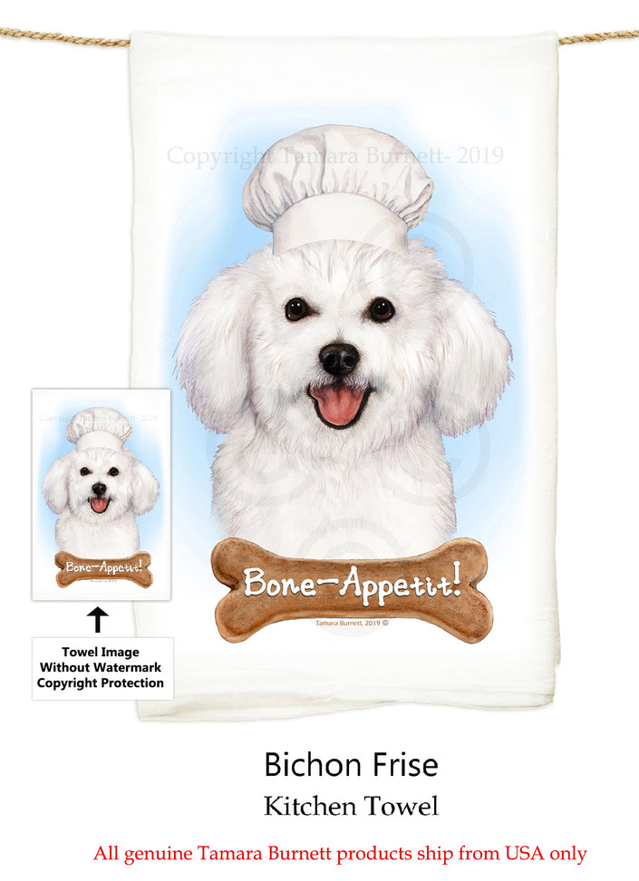 Bichon Flour Sack Kitchen Towel