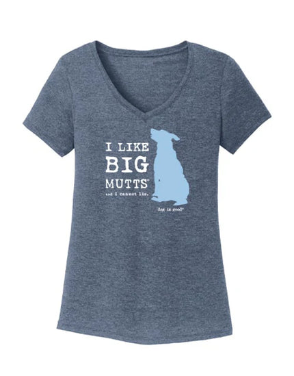 I like Big Mutts Ladies V-neck