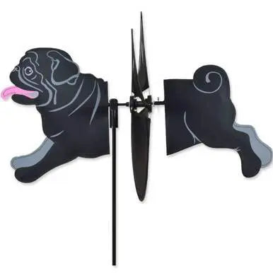 Pug Garden Yard Spinner