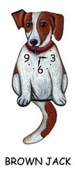 Jack Russel Wagging Tail Clock