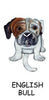 Bulldog (English) Wagging Tail Clock