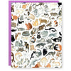 Cat Clutter Greeting Card