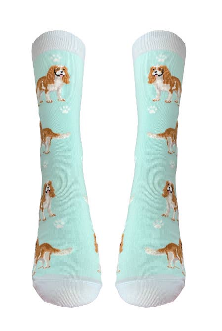 King Charles Cavalier Dog Socks Unisex