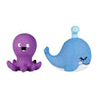 Dog Toy Octopus and Dolphin 2pc Happy To Sea You Latex Toy Set