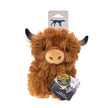 Highland Cow with Squeaker Dog Toy