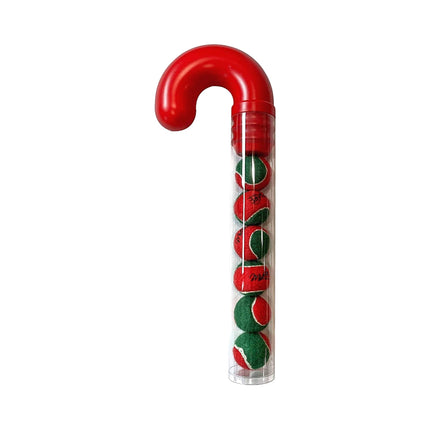 Tennis Balls Candy Cane Tennis Balls 1.5