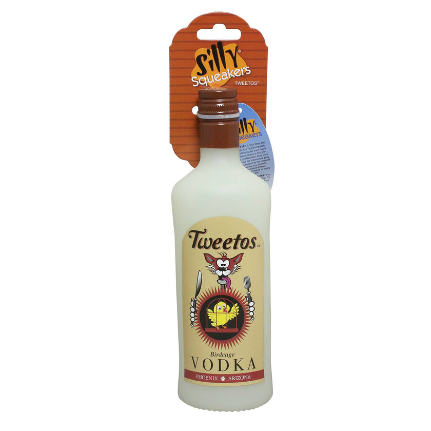 Silly Squeaker Liquor Bottle Tweetos, Squeaky Dog Toy