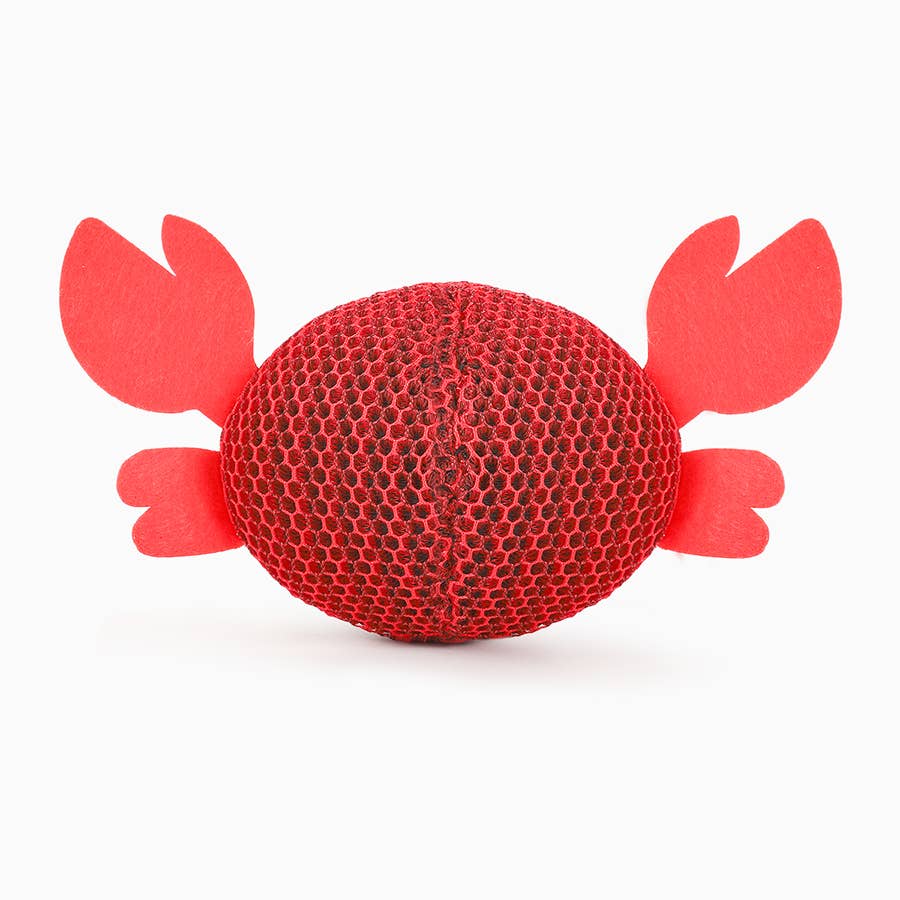 Dog Toy Crab Red Floating Ball Ocean Pals Toy