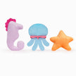 Dog Toy Ocean Pals Seahorse, Jellyfish and Starfish Aqua Friends Rope Toy Set