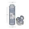 Westie Stainless Steel Water Bottle 24 Oz. Serengeti