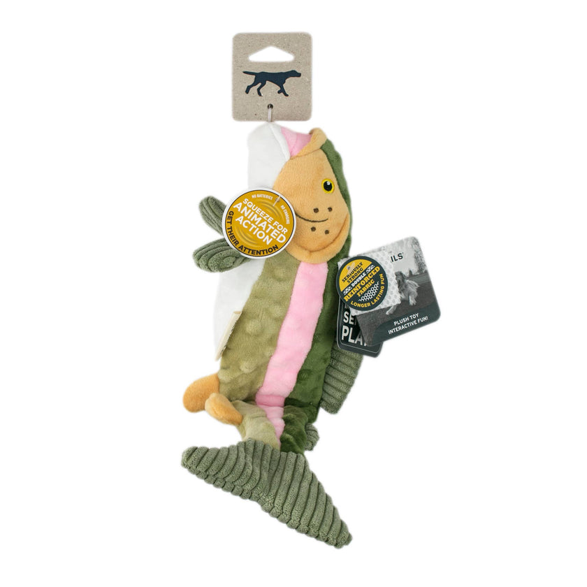 Dog Toy Trout Animated Plush Trout Toy