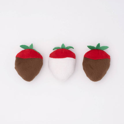 Valentine's - Chocolate Covered Strawberries - Dog Toy