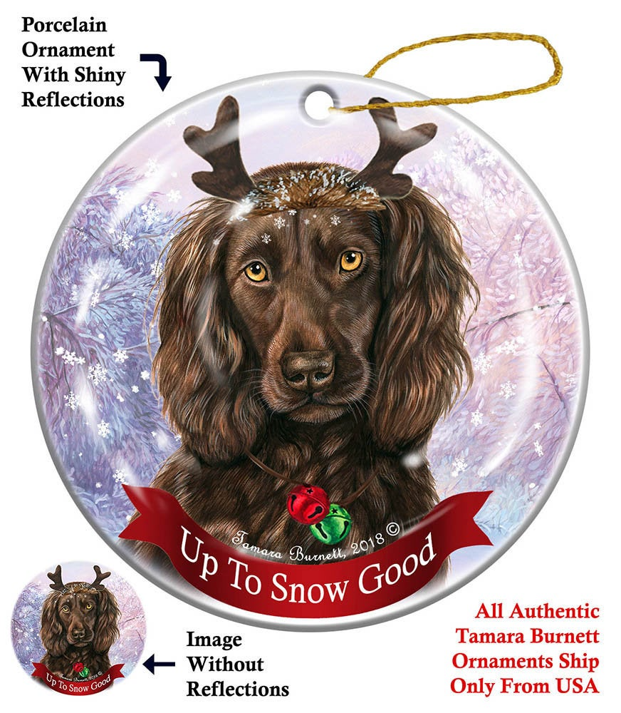 Boykin Spaniel Brown Dog Porcelain  Ornament