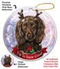 Boykin Spaniel Brown Dog Porcelain  Ornament