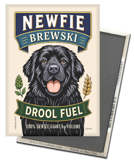 Newfoundland Dog Refrigerator Magnet
