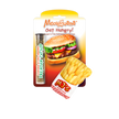 Get Hungry Burger and Fries Refillable Catnip Cat Toy