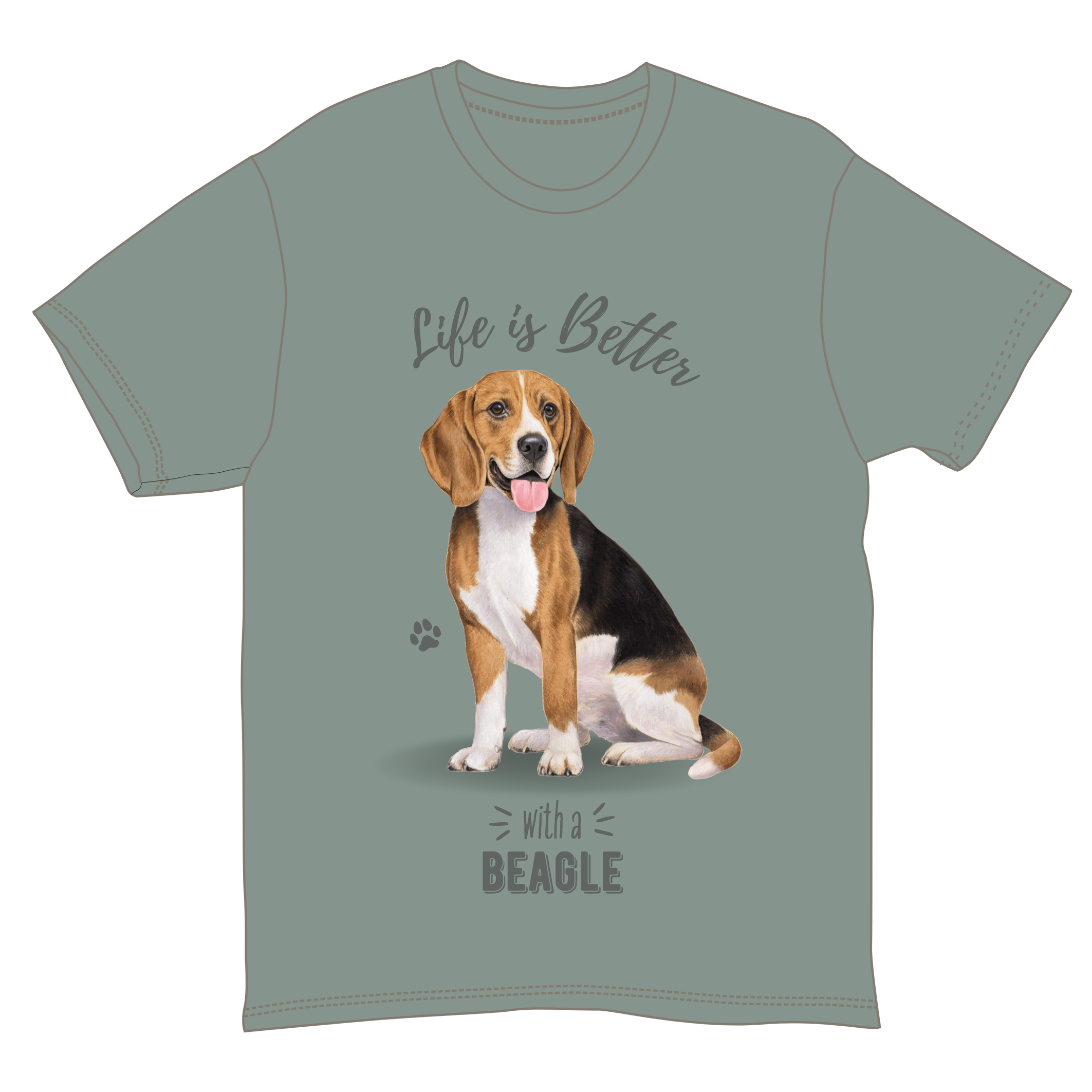 Beagle Dog Tee Shirt Unisex