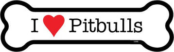 Pitbulls Bone Shaped Magnet