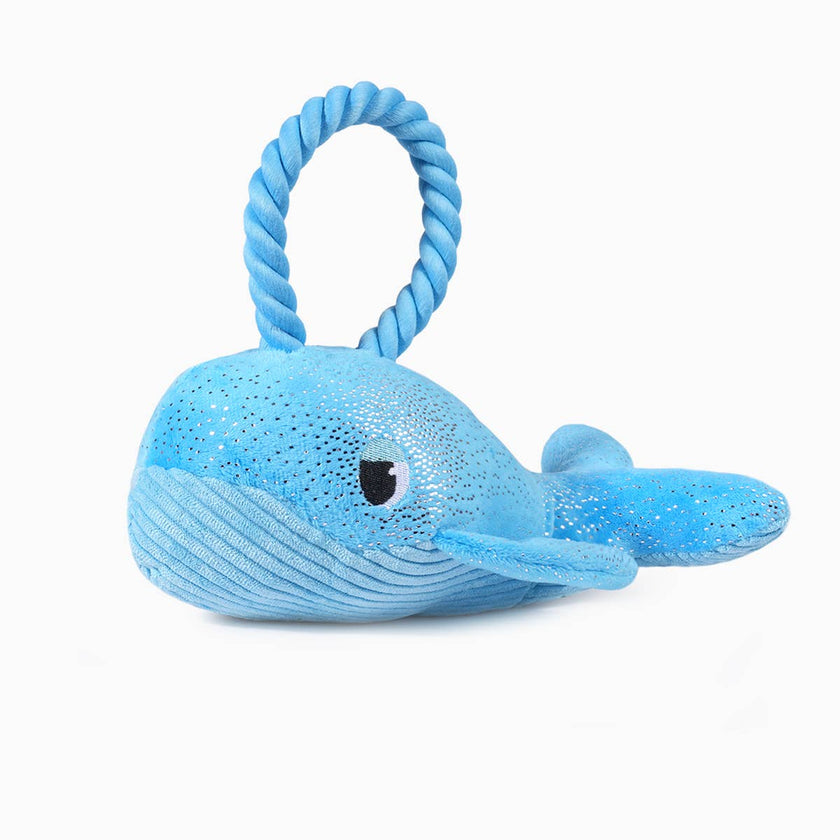Dog Toy Whale Ocean Pals Plush Dog Rope Toy