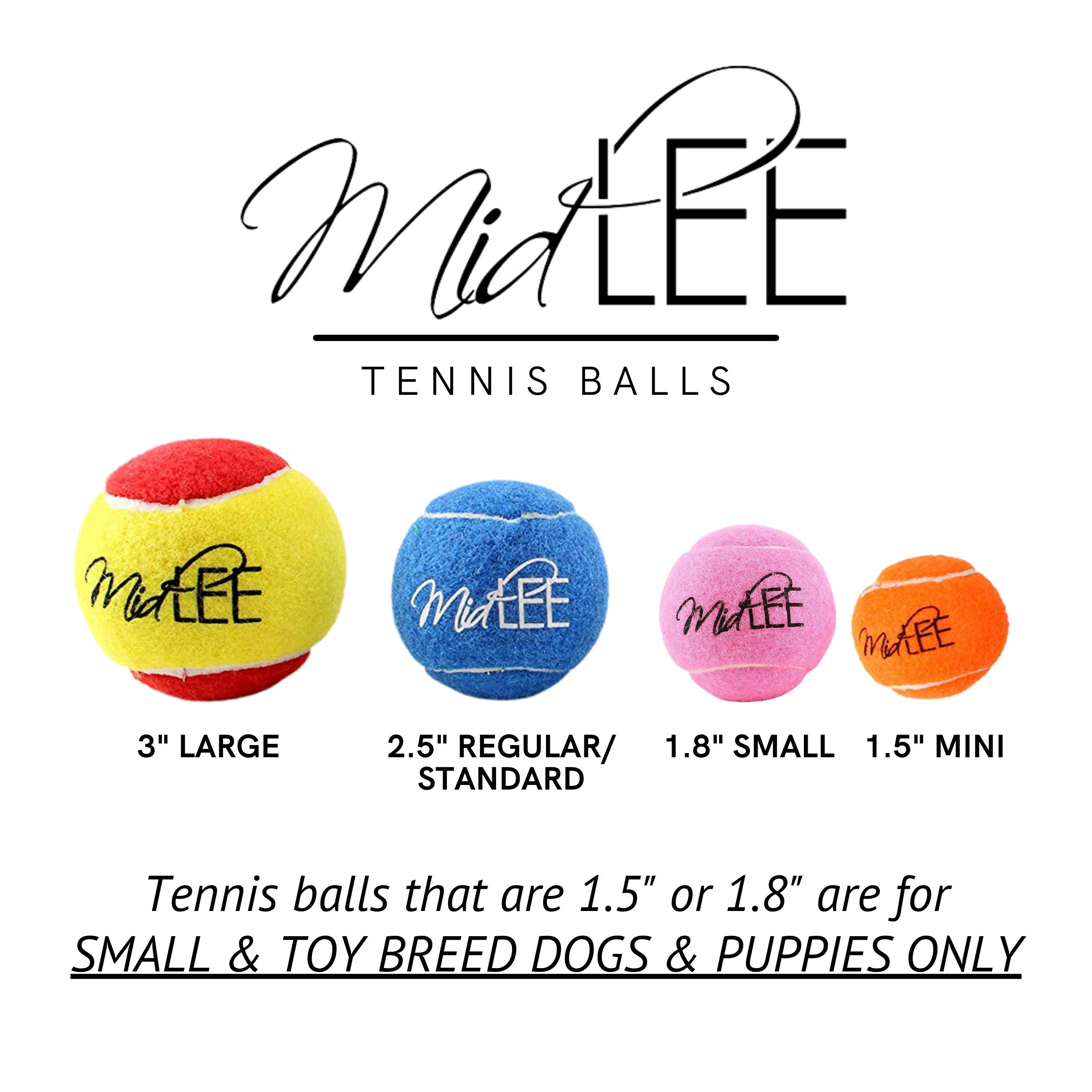 Tennis Balls Candy Cane Tennis Balls 1.5