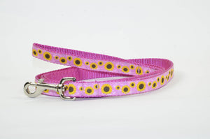 Sunflower Side Release Buckle Clip Dog Collar