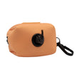 Dog Waste Bag Holder Orange With Clasp