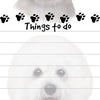 Bichon Frise Magnetic List Pad