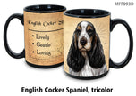 English Cocker Spaniel Tri Color Mug Coffee Cup