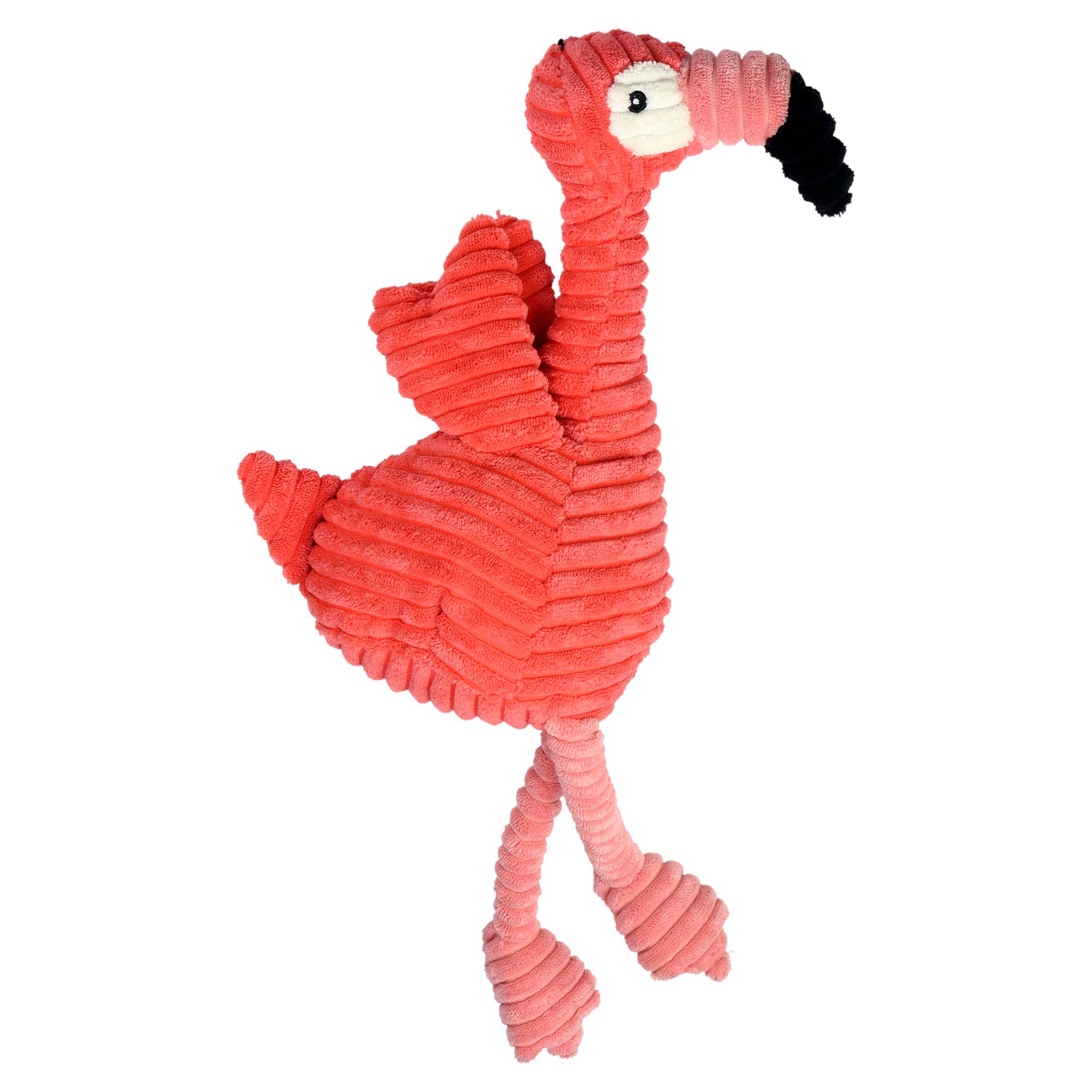 Dog Toy Pink Flamingo Multipet Corduroy Flamingo Plush 17