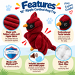 Dog Toy Cardinal 16