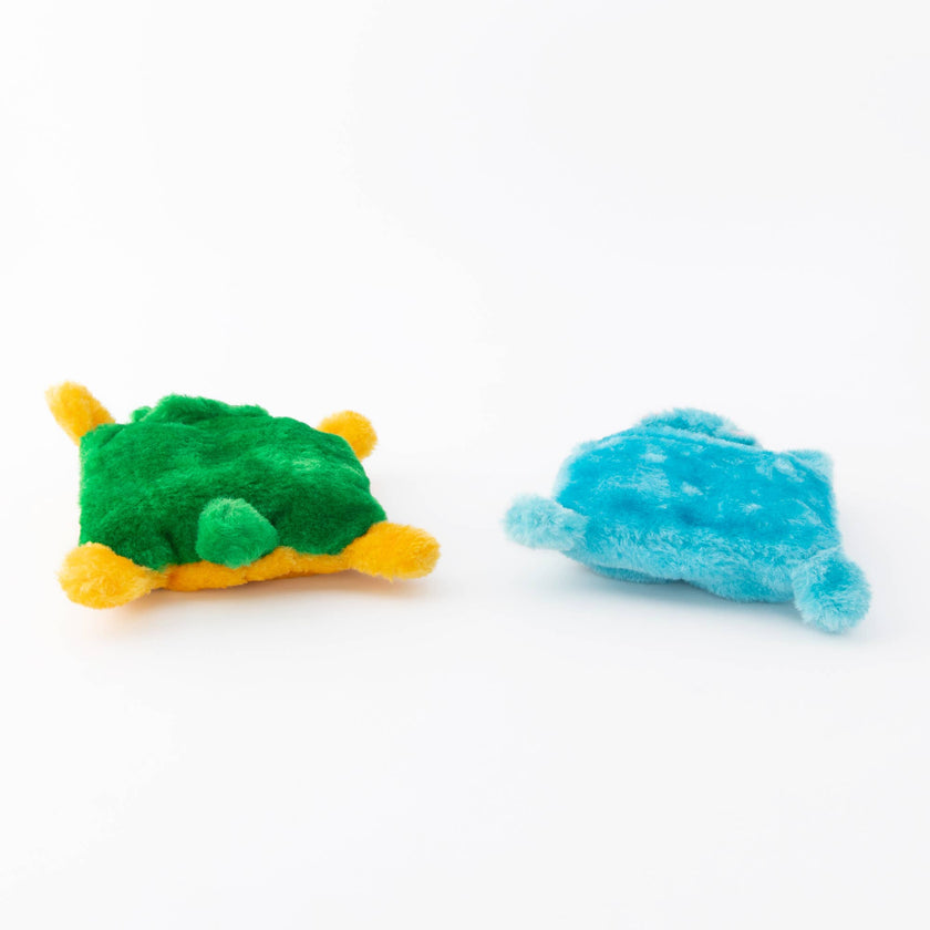 Dog Toy Hippo & Alligator Squeakie Pads Toy