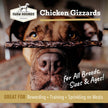 Chicken Gizzard - All-Natural Dog Treats - 4oz