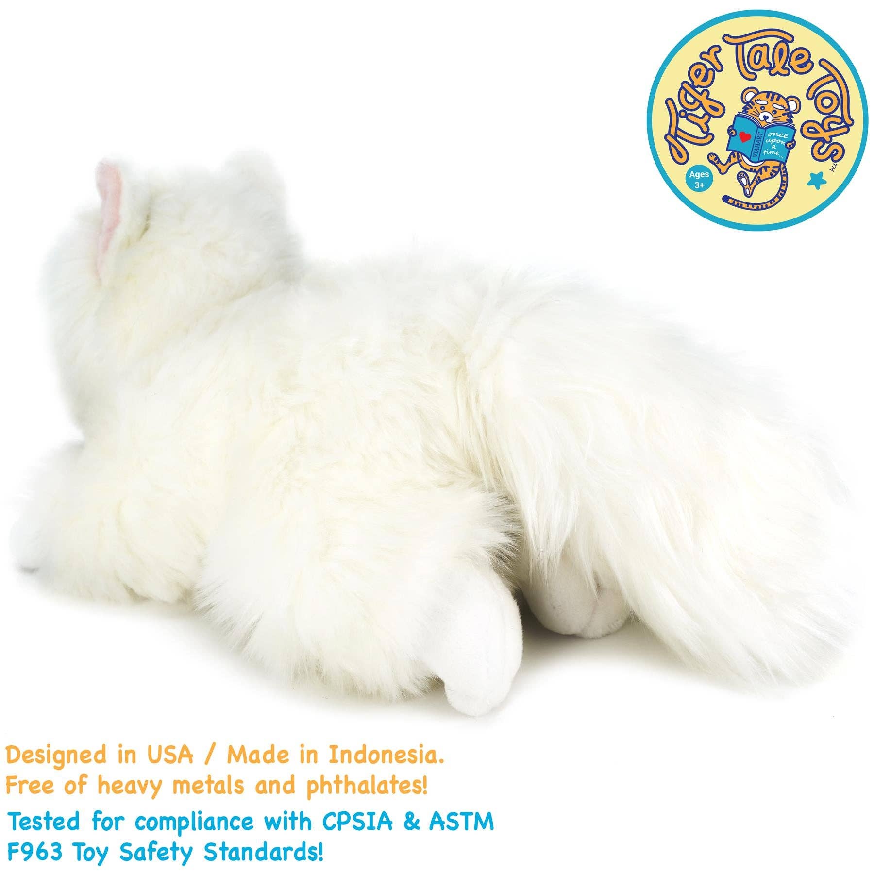 Puff The Persian Cat | 13 Inch Stuffed Animal Plush | By Tig