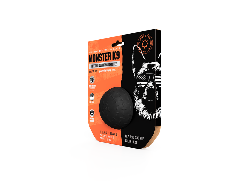Dog Toy Black Dog Ball for Aggressive Chewers Toy
