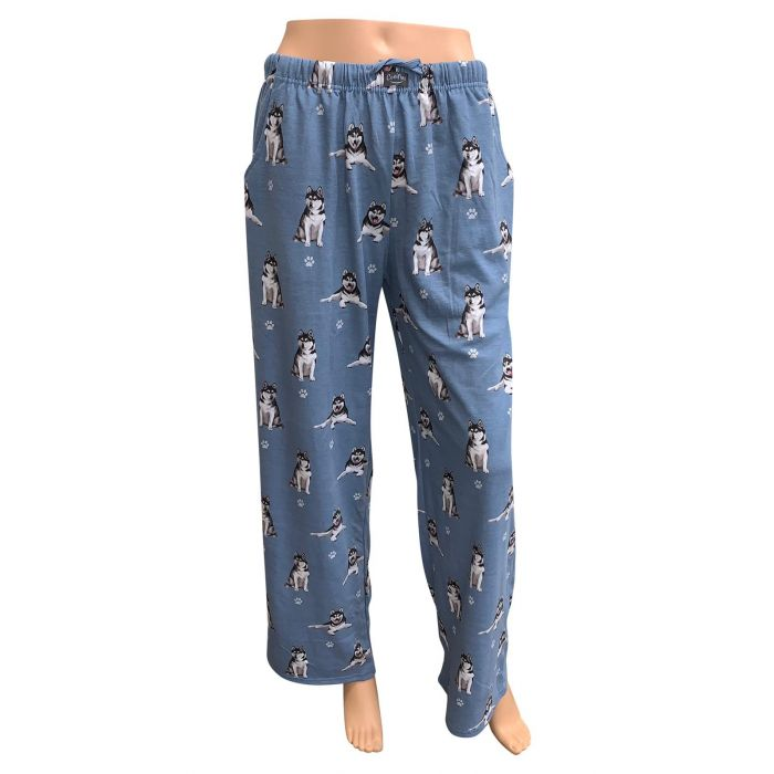 Siberian Husky Pajama Bottoms
