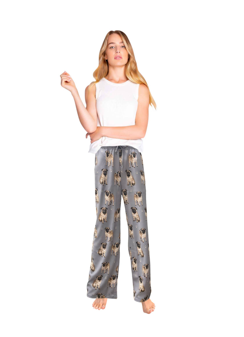 Pug Pajama Bottoms