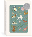 Dogs Boxed Thank You Note Cards Flower Pets