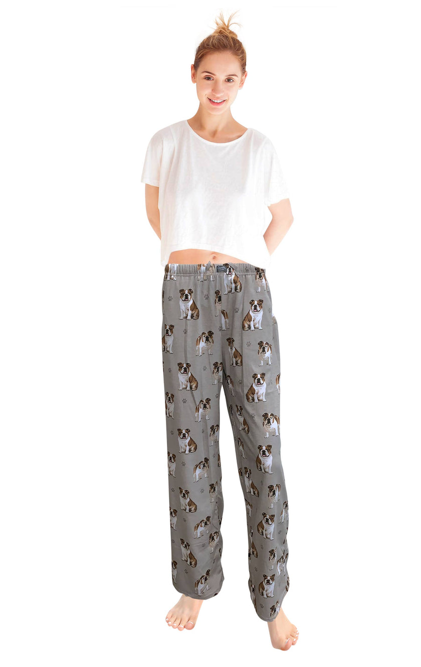 Bulldog Pajama Bottoms
