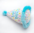 Dog Toy Birthday Hat ThoozyPet Birthday Hat Blue Plush Dog Toy 7