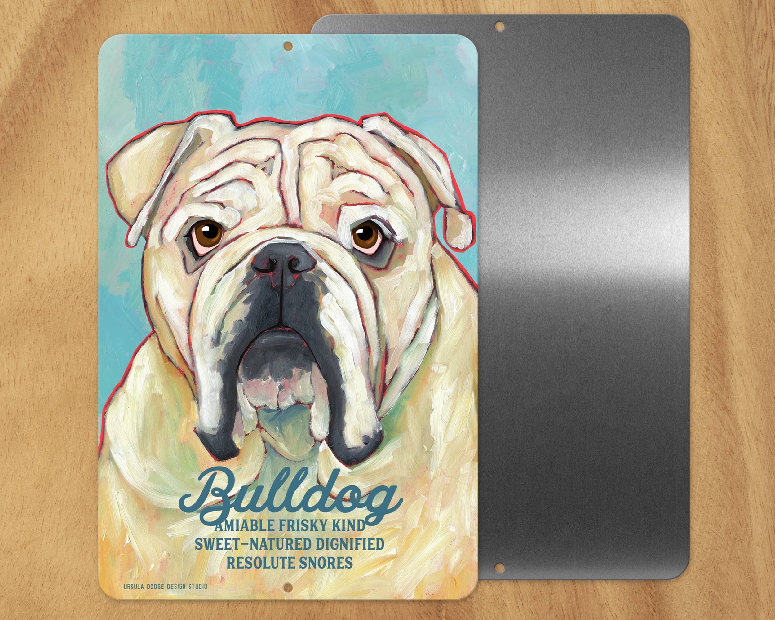DOG METAL SIGNS A-G