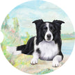 Border Collie Car Coaster