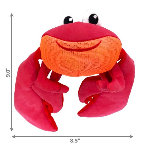 KONG® Shakers™ Shimmy Crab Dog Plush Toy Medium