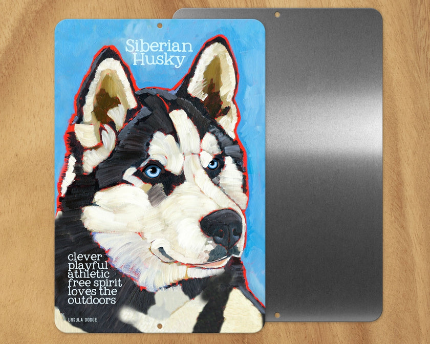 Siberian Husky -UD Metal Sign